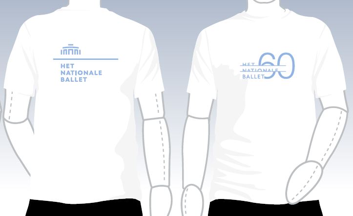 T-shirt Het Nationale Ballet 60 jaar